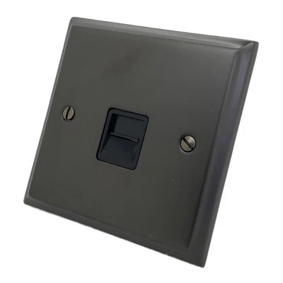 Style Silk Bronze Telephone Extension Socket