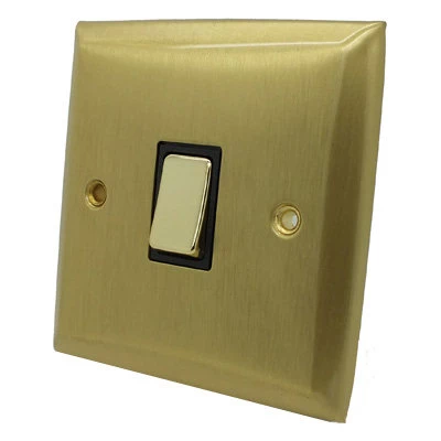 Grande Satin Brass Light Switch