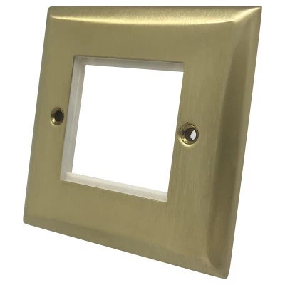 Grande Satin Brass Modular Plate