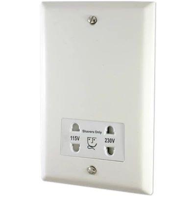 Grande White Shaver Socket