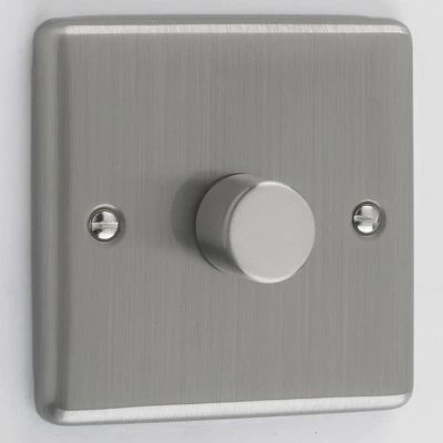 Ensemble Brushed Chrome Intelligent Dimmer