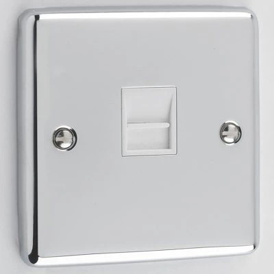 Ensemble Polished Chrome Telephone Master Socket