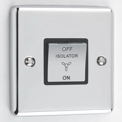 Ensemble Polished Chrome Fan Isolator