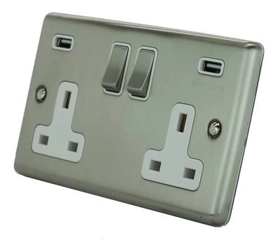 Ensemble Brushed Steel PIR Switch