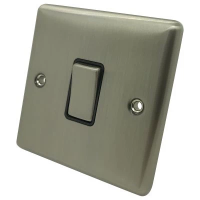 Ensemble Brushed Steel Intermediate Light Switch