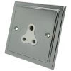 Single 5 Amp Socket : White Trim