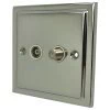 TV | Satellite Socket : White Trim