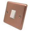 1 Gang 10 Amp 2 Way Light Switch : White Trim