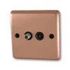 TV | Satellite Socket : Black Trim