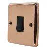 1 Gang 10 Amp 2 Way Light Switch : Black Trim