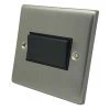 Three pole fan isolator switch : Black Trim