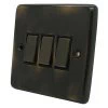 3 Gang 10 Amp 2 Way Light Switches