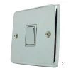 1 Gang 2 Way Light Switch : White Trim