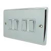 4 Gang 2 Way Light Switch : White Trim