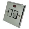 With Neon - Fused outlet with on | off switch and indicator light : Black Trim