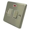 With Neon - Fused outlet with on | off switch and indicator light : White Trim