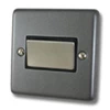 Triple Pole Fan Isolater Switch : Black Trim