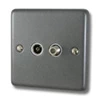 TV | Satellite Socket : White Trim