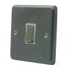 1 Gang 10 Amp 2 Way Light Switch : White Trim