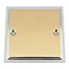 1 Gang - Single sized plain backing off plate