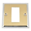 Single 1 Module Plate - the Single Module Plate will accept 1 Module