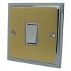 1 Gang 2 Way Light Switch : White Trim