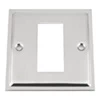 Single 1 Module Plate - the Single Module Plate will accept 1 Module