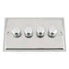 4 Gang 100W 2 Way LED (Trailing Edge) Dimmer (Min Load 1W, Max Load 100W)