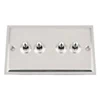 4 Gang 2 Way Toggle Light Switches