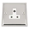 1 Gang - For table lamp lighting circuits : White Trim