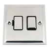 Without Neon - Fused outlet with on | off switch : Black Trim