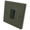 20 Amp Double Pole Switch : Black Trim