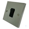 1 Gang 2 Way 6 Amp Switch : Black Trim