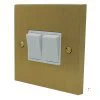 2 Gang 2 Way 6 Amp Switches : White Trim