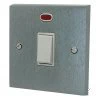 20 Amp Double Pole Switch with Neon : White Trim