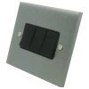 3 Gang 2 Way 6 Amp Switches : Black Trim