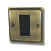 1 Gang RJ45 Cat 6 Socket : Black Trim