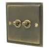 2 Gang 2 Way Toggle Light Switches