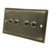 4 Gang 2 Way Toggle Light Switches