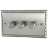 3 Gang 100W 2 Way LED (Trailing Edge) Dimmer (Min Load 1W, Max Load 100W)