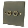 2 Gang 20 Amp 2 Way Toggle (Dolly) Light Switches