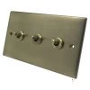 3 Gang 20 Amp 2 Way Toggle (Dolly) Light Switches