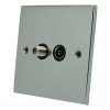 TV | Satellite Socket : Black Trim