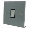 1 Gang 10 Amp 2 Way Light Switch : Black Trim