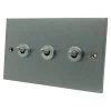 3 Gang 20 Amp 2 Way Toggle (Dolly) Light Switches