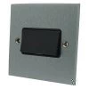 6 Amp Triple Pole Fan Isolater Switch : Black Trim