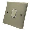 1 Gang 10 Amp 2 Way Light Switch : White Trim