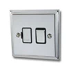 Without Neon - Fused outlet with on | off switch : Black Trim