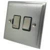 Without Neon - Fused outlet with on | off switch : Black Trim