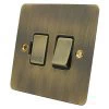 Without Neon - Fused outlet with on | off switch : Black Trim